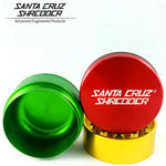 2.125" Santa Cruz Shredder Large 3 Piece Grinder - Various Colors - (1 Count)