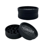 2.125" Santa Cruz Shredder Medium 2 Piece Hemp Grinder - Black - (24 Count Per Display)