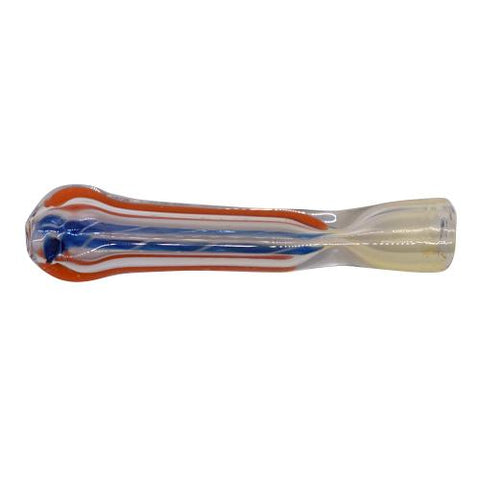 3.5” Artistic Spiral Glass One Hitter - Color May Vary - (1 Count, 5 Count OR 10 Count)