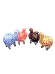 3.5" Frit Elephant Hand Glass - Color May Vary -  (1 Count)