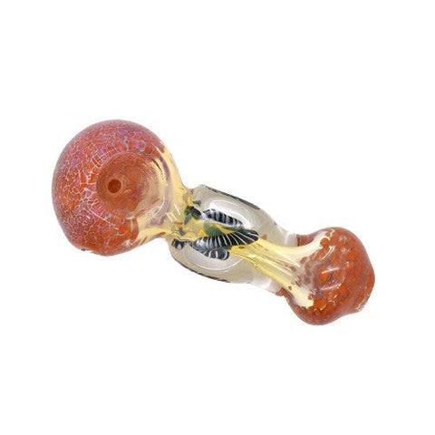 3.5" Flat on the Ball Glass Handpipe - Colors May Vary - (1 Count)