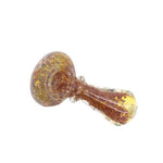 3.5 Inch Frit Spoon Glass Handpipe - Colors May Vary - (Various Counts)