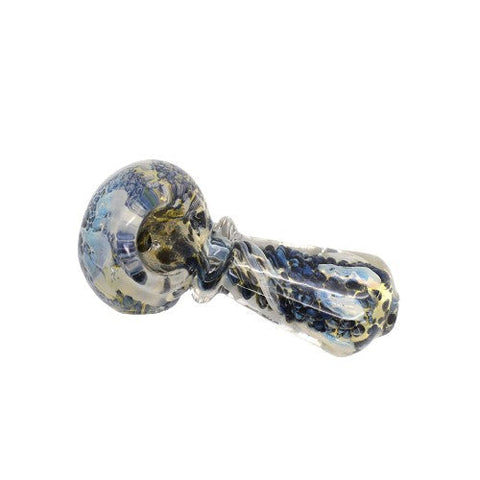 3.5 Inch Frit Spoon Glass Handpipe - Colors May Vary - (Various Counts)