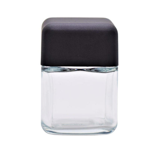 3oz Cube Reserve Glass Jars Child Resistant Lid (80 Count)
