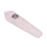4" Crystal Hand Pipe - Various Colors - 1 Count
