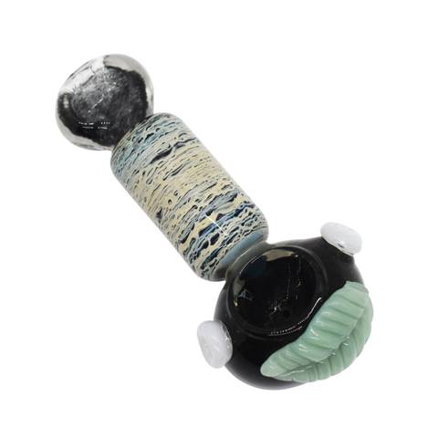 4.5" Frit Tube Leaf Hand Pipe (1 Count)