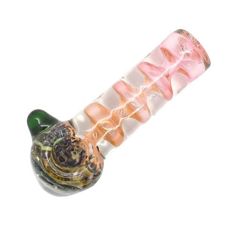 4.5" Dripping Head Glass Handpipe - Colors May Vary - (1 Count)