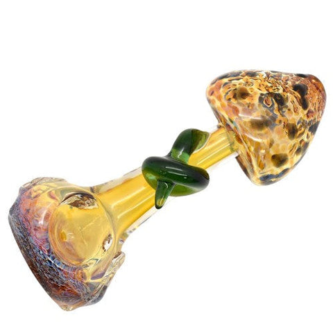 4.5" Mushroom Glass Handpipe - Colors May Vary - (1 Count)