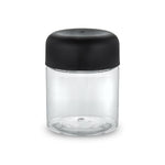 4oz Plastic PET Jar - Clear With (Black or White) Child Resistant Lid (100 Count)