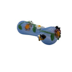 5" Bees & Flowers Inspired Hand Glass - Color May Vary - (1 Count)