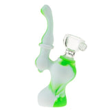 5" Silicone Mini Sherlock Bubbler W/Silicone Downstem - Various Colors -  (1 Count)