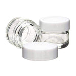 5 mL Glass Concentrate Container With White Cap - Non-CR Child Resistant (364 Count)