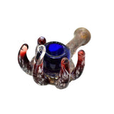 5.5" Heavy Claw Bowl Design Frit Hand Glass - Color May Vary - (1 Count)