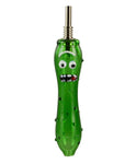 5.5" Pickle Glass Dab Straw - Available In Titanium - (1 Count)