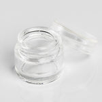 5ml Glass Concentrate Container with Clear Cap (250 Count )
