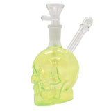 7" Skull Waterpipe - Various Colors  - (1 Count)