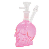 7" Skull Waterpipe - Various Colors  - (1 Count)