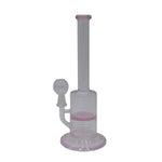 8.5" HoneyComb Inline Perc - Pink - (1 Count)