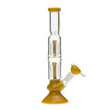 Dopezilla - "Megalon" - 13" Water Bubbler 1 Count - (Available In Milky Teal & Yellow)