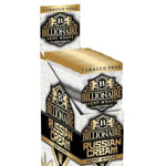 Billionaire Hemp Wraps Russian Cream Flavor 25 Packs Per Box 2 Wraps Per Pack-Papers and Cones