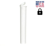 Blunt Tube 116mm - Made in USA - Black, White or Clear (Various Counts)-Joint Tubes & Blunt Tubes