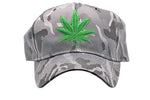 Camo Patter Leaf Truck Style Cap - (1 Count)