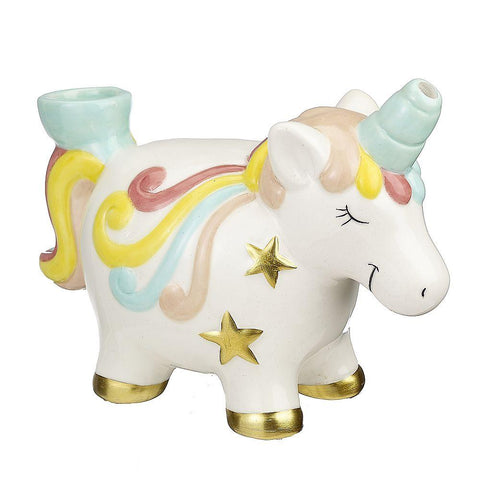 Ceramic Unicorn Pipe -  (1 Count)