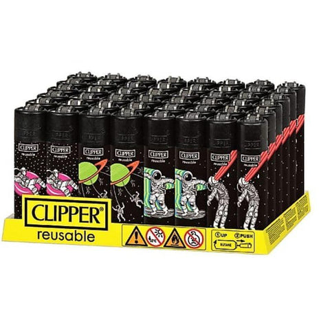 Clipper Lighter - Astro World - (48 Count Display)