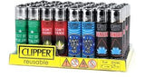Clipper Lighter - Leaves 16 Pattern - (48 Count Display)