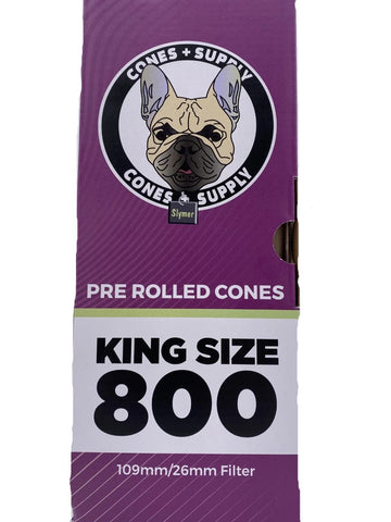 Cones + Supply Natural King Size Cones 109mm (800 or 4,800 Count)