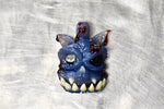 Custom Heady Glass - Blueberry Evil Kittie Pendant - (1 Count)
