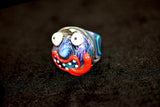 Custom Heady Glass - Monster Way Ring - Various Colors/Sizes - (1 Count)