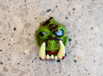 Custom Heady Glass - Orc CHIEF Pendant - (1 Count)