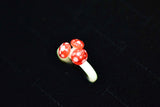 Custom Heady Glass - Triple Mushroom Ring - Various Sizes - (1 Count)