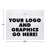 DEPOSIT FOR Custom Printed Child Resistant Mylar Exit Bag - Black or White Opaque - 12" x 9"