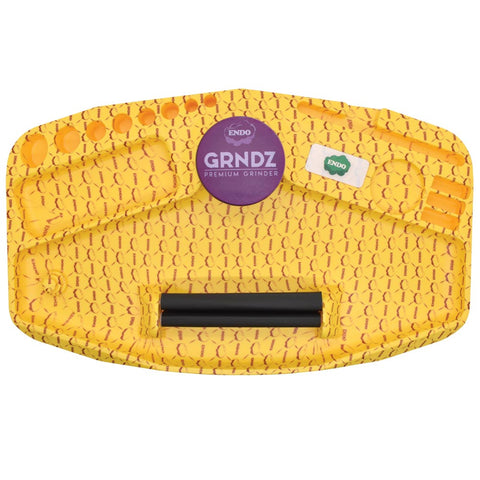 ENDO Premium Rolling Tray - Yellow and Purple - (1 Count)