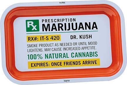 FUJIMA Prescription Inspired Rolling Tray - Medium - (1CT,5CTOR 10 COUNT)