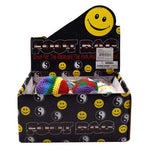 Foot Bag Toy -  Multi Colored Hackeysacks (24 Count Display)
