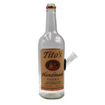 Glass Bottle Water Bubbler - Top Shelf Brands - EMPTY BOTTLE - NO FLUIDS