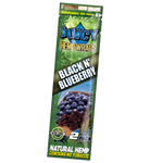 Juicy Hemp Wraps Black & Blueberry - 2 Wraps Per Pack - (25 Count Display)