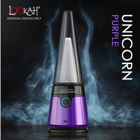 Lookah Unicorn Electronic Dab Rig - Purple-Vaporizers, E-Cigs, and Batteries