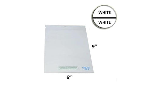 Loud Lock Mylar Bag White/White Opaque 1 Oz - 28 Grams (100, 500 or 1,000 Count)