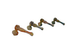 Mini Hammer Hand Glass - Various Colors - (1 Count)