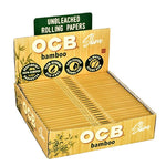 OCB Bamboo Rolling Papers - King Size Slim - (24 Count Display)