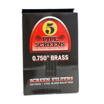 Pipe & bubbler Screens 0.750″ 5pc Per Pack 100 Packs Per Box (Brass or Stainless Steel)