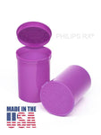 Pop Top Vial - Philips 30 Dram - 1/4 Oz - Child Resistant - Grape - Opaque (150 Count)