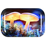 Pulsar Mystical Mushrooms Metal Rolling Tray - Medium - (1CT,5CT OR 10CT)