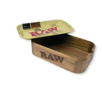 RAW Authentic Cache Box - Wooden Stash Box With Tray (1 Count)