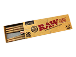 RAW Authentic Classic Pre Roll Cone 1 1/4 Size 84MM/24MM - 20 Cones Per Pack (12 Count Display)