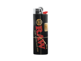 RAW Authentic Made By BIC Black Lighter 50 Count Display  (50, 250 OR 500 Count)